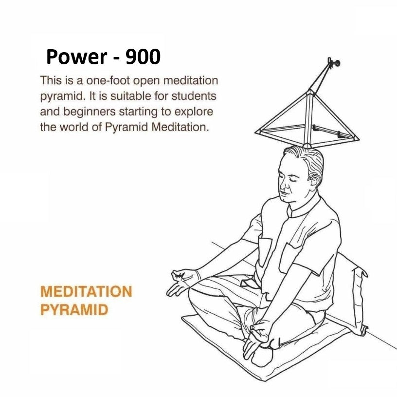 Open Pyramid for Meditation - Power 900 (3FT X 3FT)
