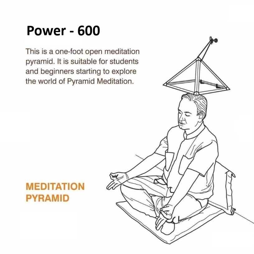 Open Pyramid for Meditation - Power 600 (2FT X 2FT)