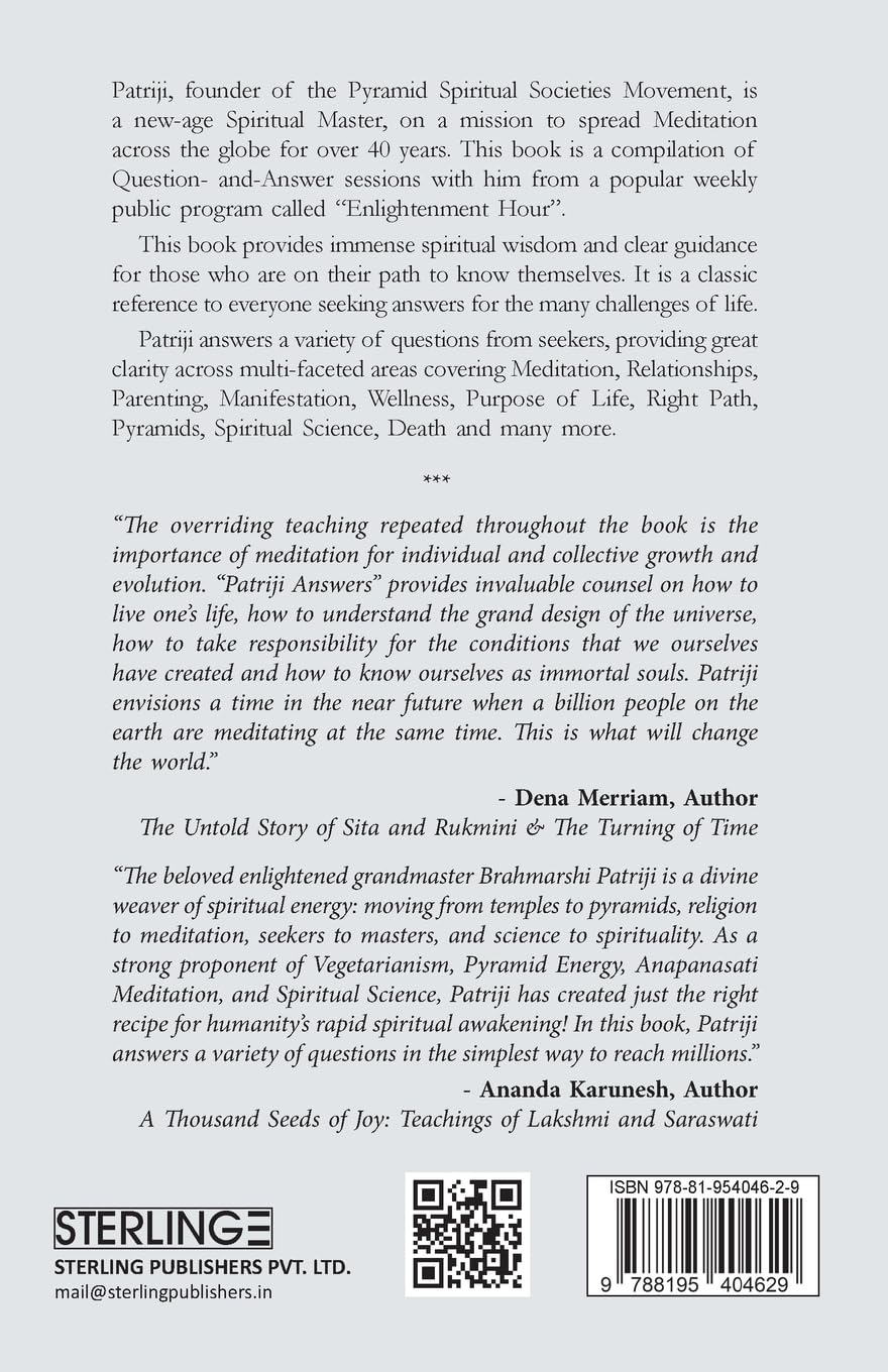 Patriji Answers Timeless Spiritual Wisdom From A Grand Meditation Master