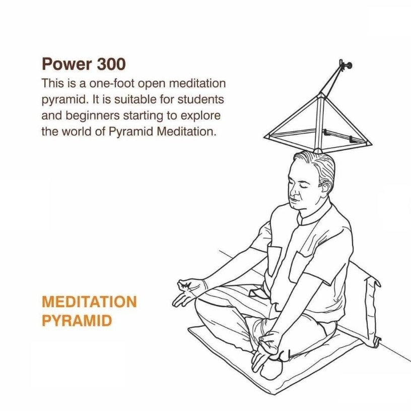 Open Pyramid for Meditation - Power 300 (1FT X 1FT)