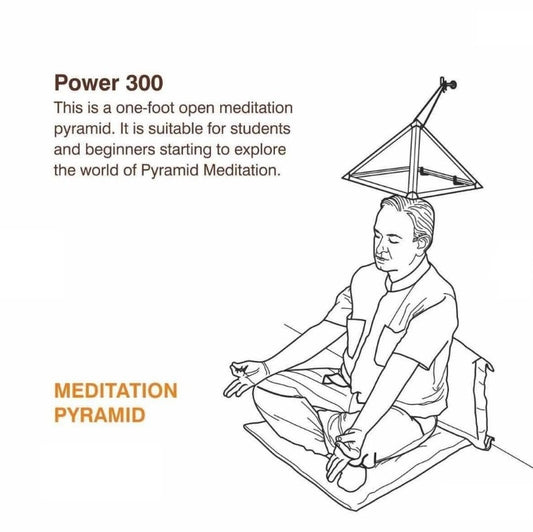 Open Pyramid for Meditation - Power 300 (1FT X 1FT)