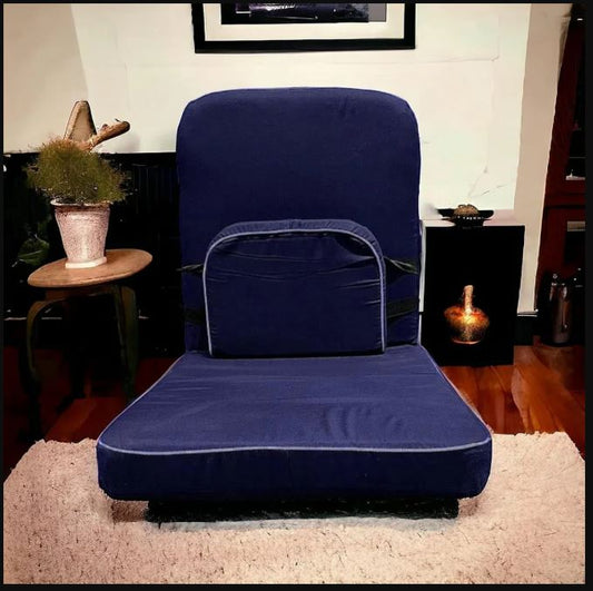 Meditation Chair with Supportive Cushion Crafted from Fine Fabric for Deep Relaxation |Small Size
