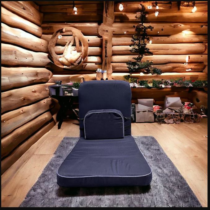 Meditation Chair with Supportive Cushion Crafted from Fine Fabric for Deep Relaxation |Small Size