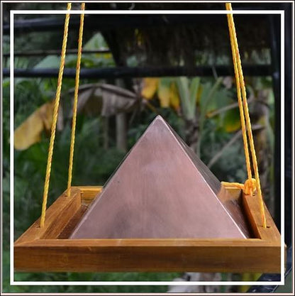 Hanging Copper Pyramid - 1ft X 1ft